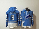 Nike Lions 19 Matthew Stafford Blue All Stitched Hooded Sweatshirt,baseball caps,new era cap wholesale,wholesale hats